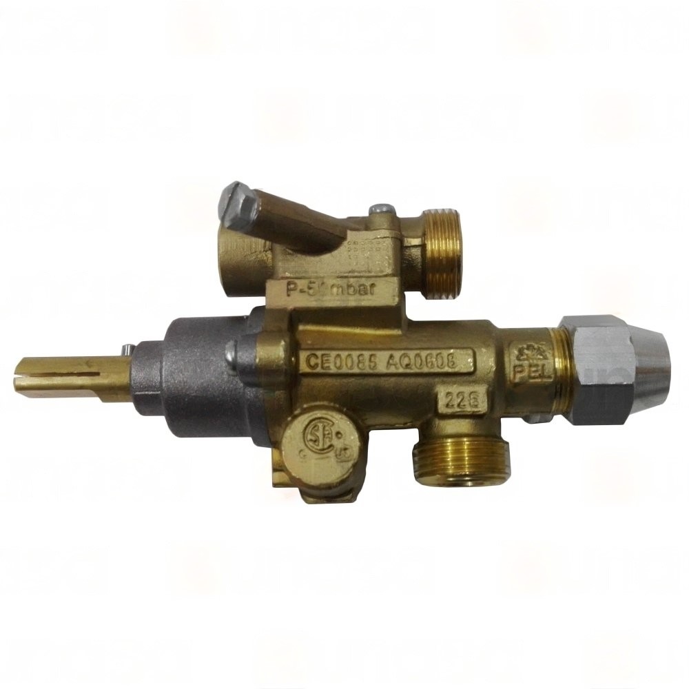 GRIFO GAS PEL 22S/O CON REGULADOR CAUDAL - Imagen 2