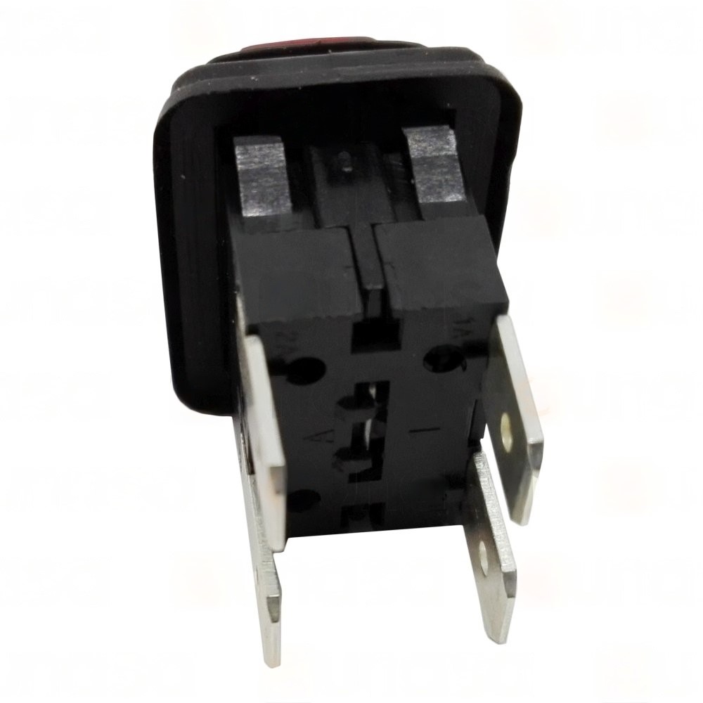 INTERRUPTOR ROJO 230V 13x20mm ALARMA - Imagen 2