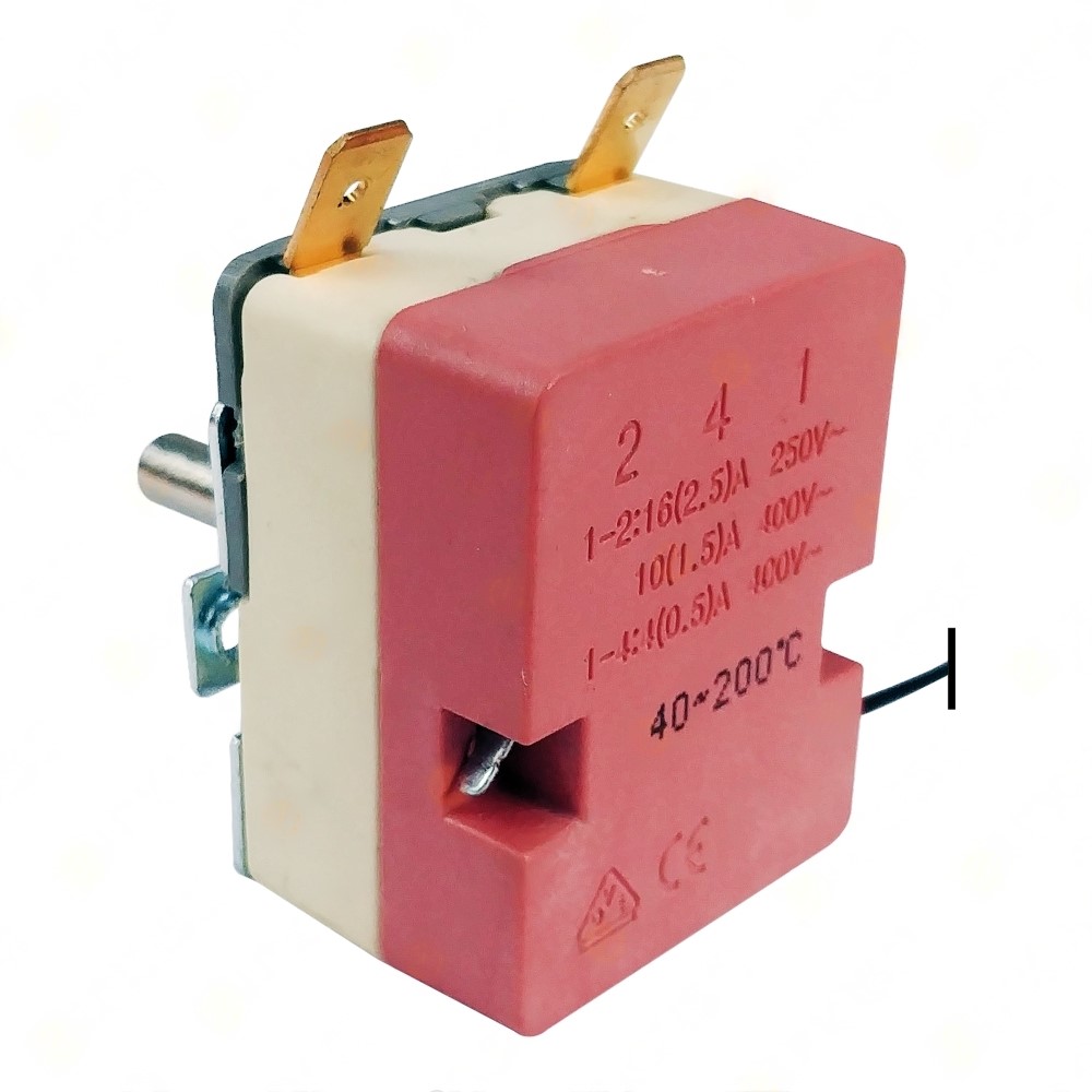 TERMOSTATO FREIDORA 40°C / 200°C 16A 250V - Imagen 2