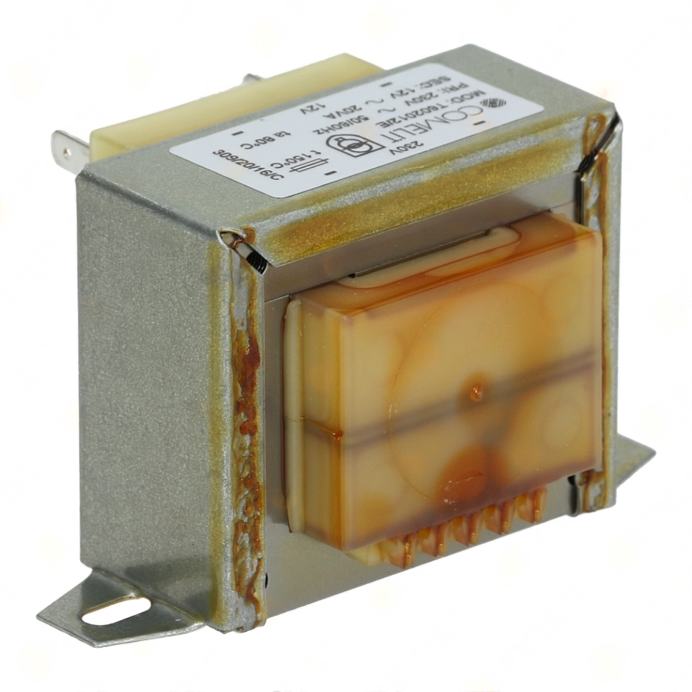 TRANSFORMADOR 230V 50/60Hz - 12VAC 20VA F6.3 - Imagen 2
