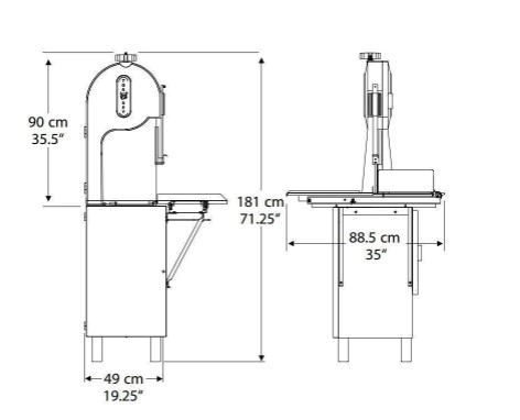 TORREY ST-295-PE SIERRA CARNE ACERO INOXIDABLE 1.5 HP 220 V - Imagen 2