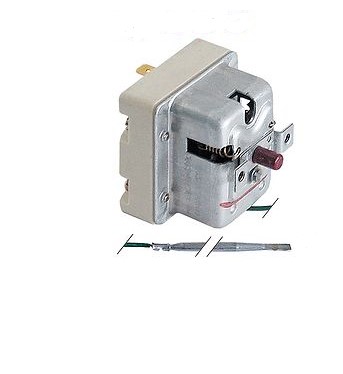 TERMOSTATO DE SEGURIDAD TEMP. DESCONEXIÓN 285°C 1 POLOS 0,5A SONDA Ø 4MM SONDA L 120MM