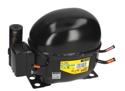 COMPRESOR REFRIGERANTE R134A TIPO NL10MF 220-240V 50/60HZ MBP COMPLETAMENTE HERMÉTICO 10,5KG 1/3HP - Imagen 2