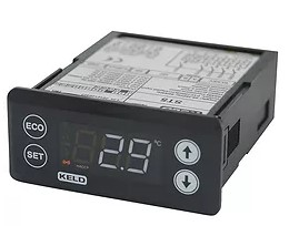 CONTROLADOR ELECTRÓNICO KELD 240VAC MEDIDA DE MONTAJE 71X29MM SALIDAS DE RELÉ 2