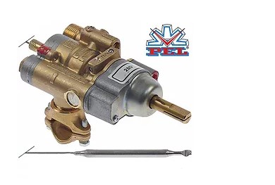 TERMOSTATO DE GAS PEL TIPO 24ST 120-280°C ENTRADA GAS BRIDA DE TUBO Ø21MM