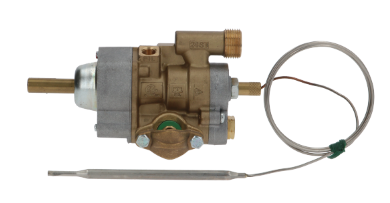 TERMOSTATO DE GAS PEL TIPO 24ST 120-280°C ENTRADA GAS BRIDA DE TUBO Ø21MM - Imagen 2