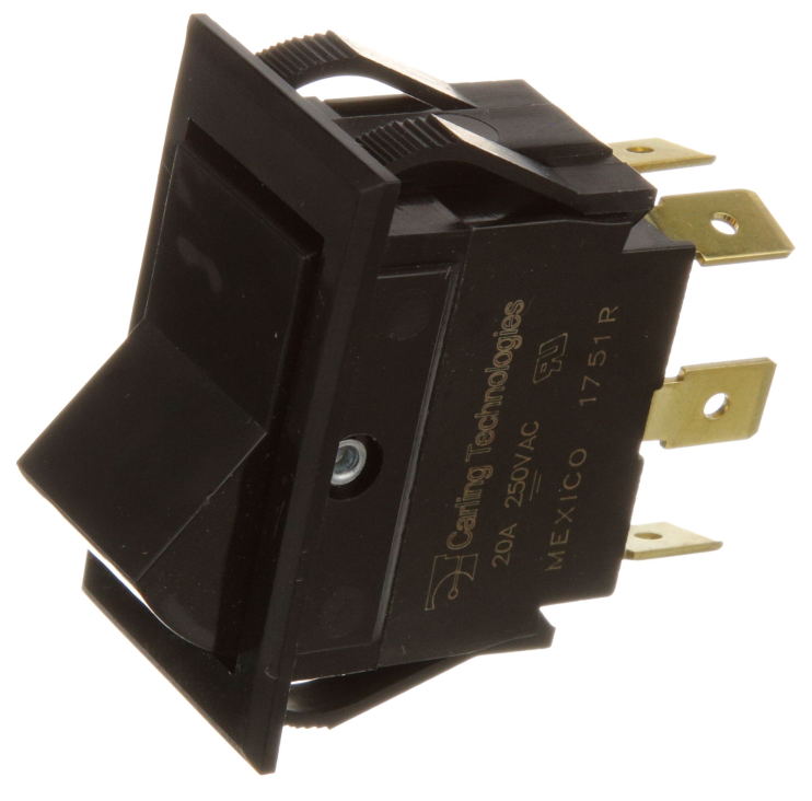 INTERRUPTOR BASCULANTE NEGRO ON/OFF