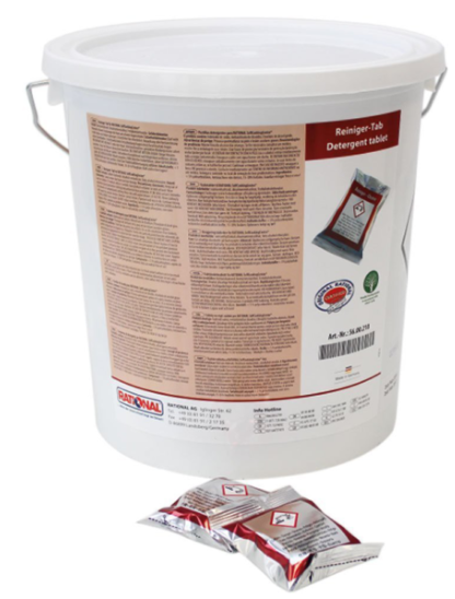 PASTILLA DETERGENTE ACTIVE ROJO RATIONAL 100PZ