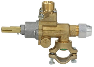 GRIFO GAS PEL 22S/V BRIDA Ø21MM 50MBAR