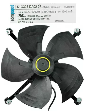 MOTOR EVAPORADOR CON ASPA 115-230V (S1G305-DA02-07) SPIDER